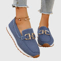 Women's Breathable Knit Horsebit Loafers