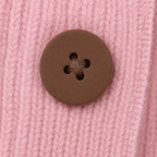 Women's Ruffle Collar Button-Front Knit Cardigan
