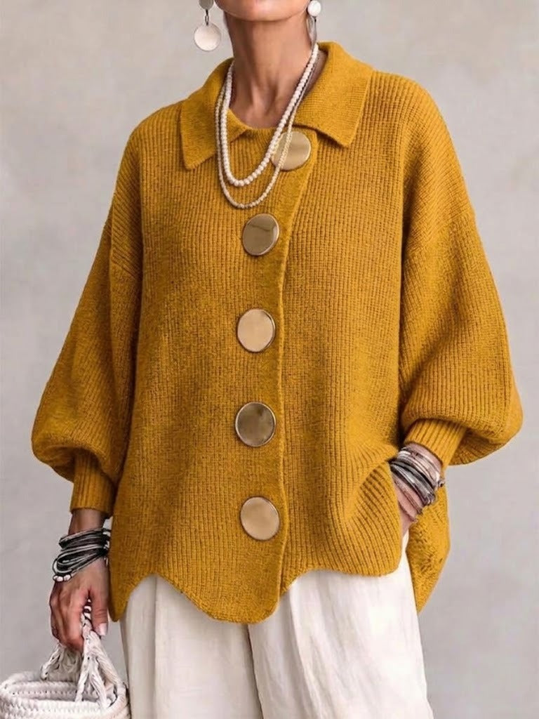 Women's Heavyweight Oversized Ribbed Cardigan