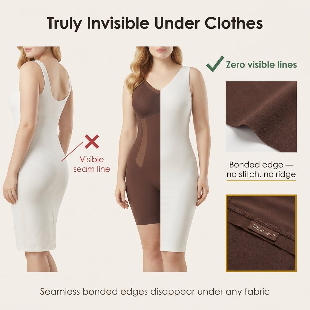 Women's Seamless Shaping Bodysuit with Adjustable Straps