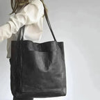 Women's Classic Shoulder Tote Bag with Zip Closure