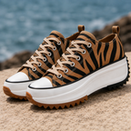 Men's Chunky Platform Sneakers with Lace-Up Closure