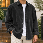 Men's Corduroy Overshirt with Relaxed Fit