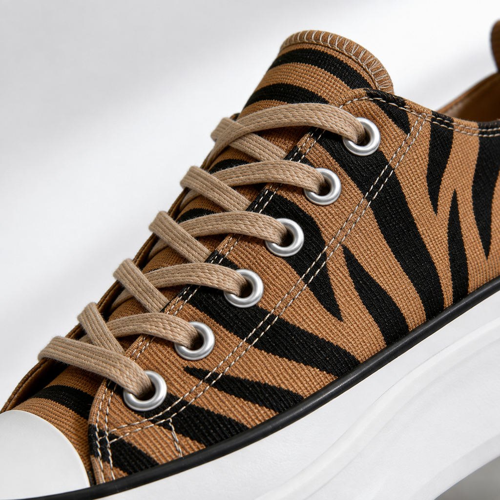 Men's Chunky Platform Sneakers with Lace-Up Closure