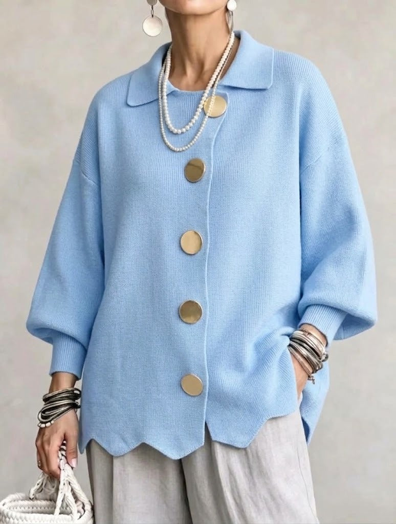Women's Heavyweight Oversized Ribbed Cardigan