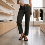 Women's High-Waisted Tapered Utility Pants