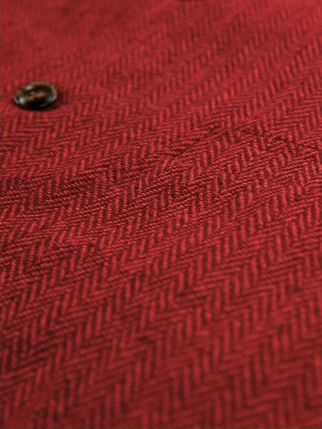Men's Herringbone Button-Front Suit Vest - Mattia Cremasco