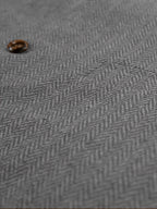 Men's Herringbone Button-Front Suit Vest - Mattia Cremasco