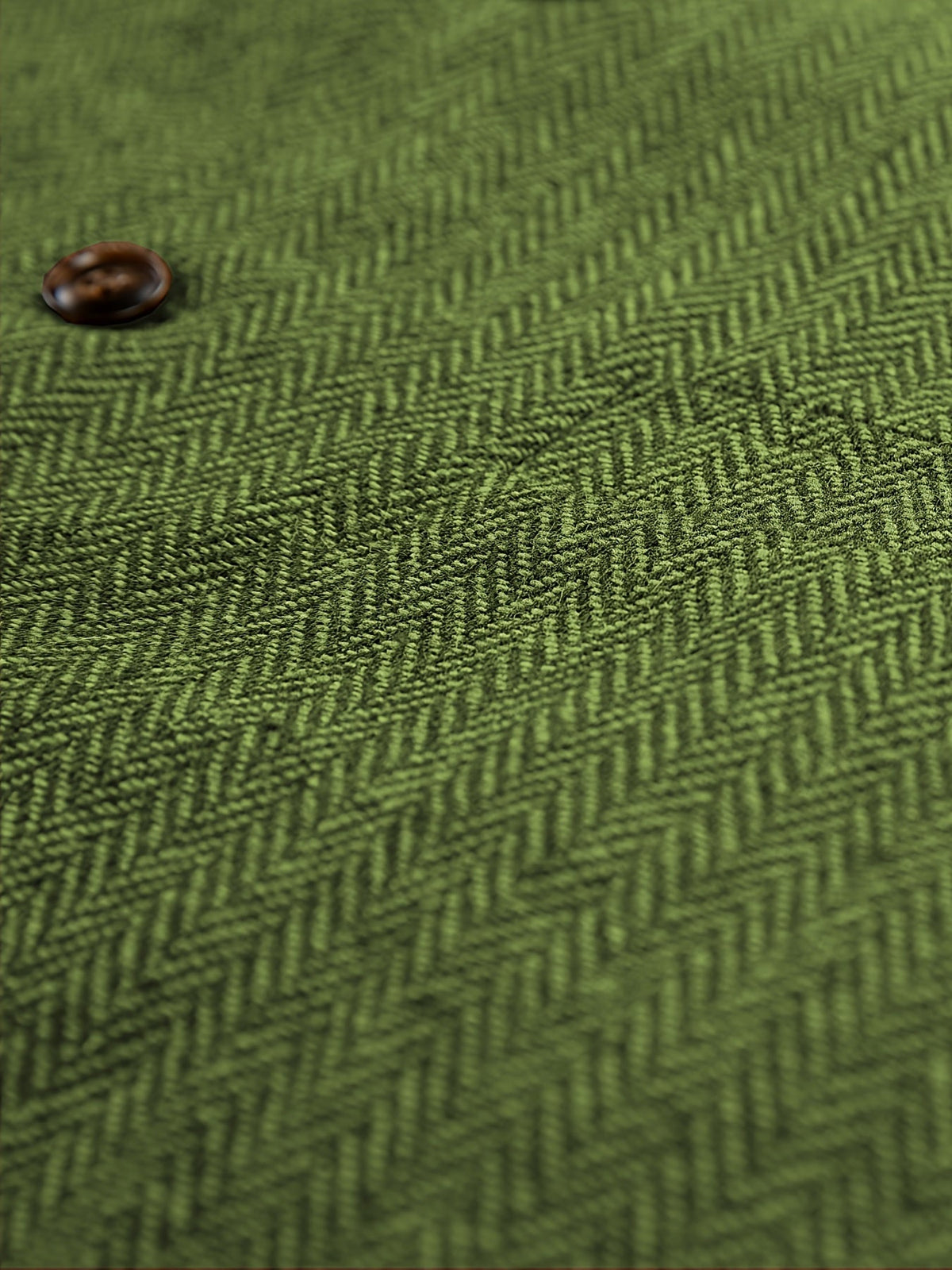 Men's Herringbone Button-Front Suit Vest - Mattia Cremasco