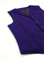 Men's Herringbone Button-Front Suit Vest - Mattia Cremasco