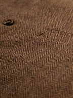 Men's Herringbone Button-Front Suit Vest - Mattia Cremasco
