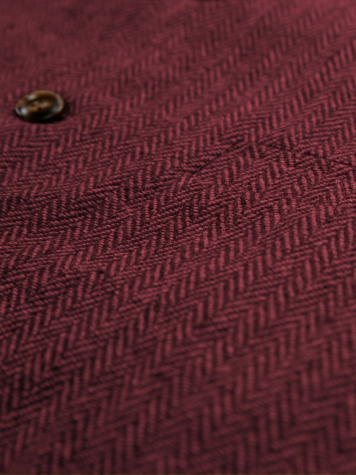 Men's Herringbone Button-Front Suit Vest - Mattia Cremasco