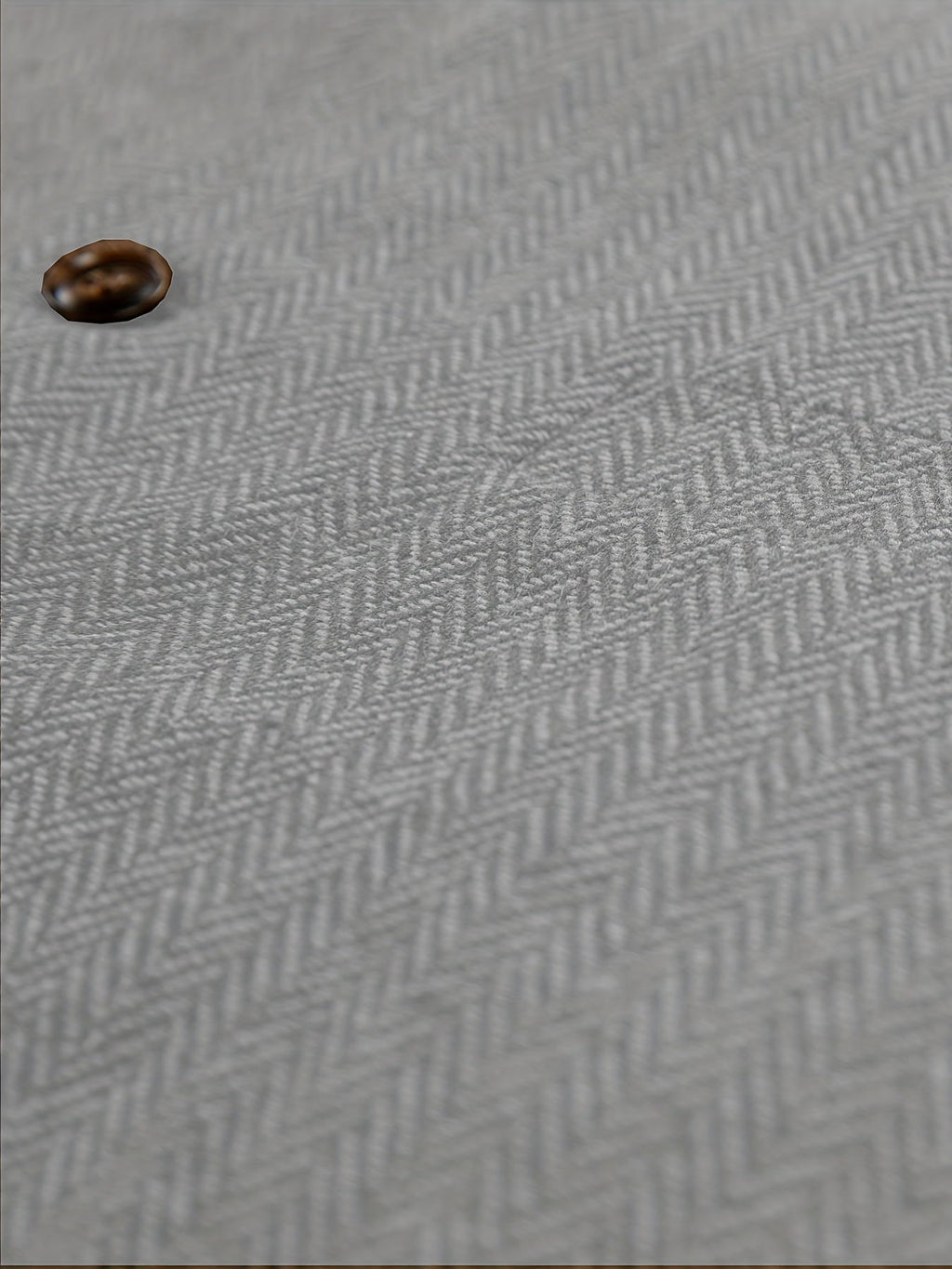 Men's Herringbone Button-Front Suit Vest - Mattia Cremasco