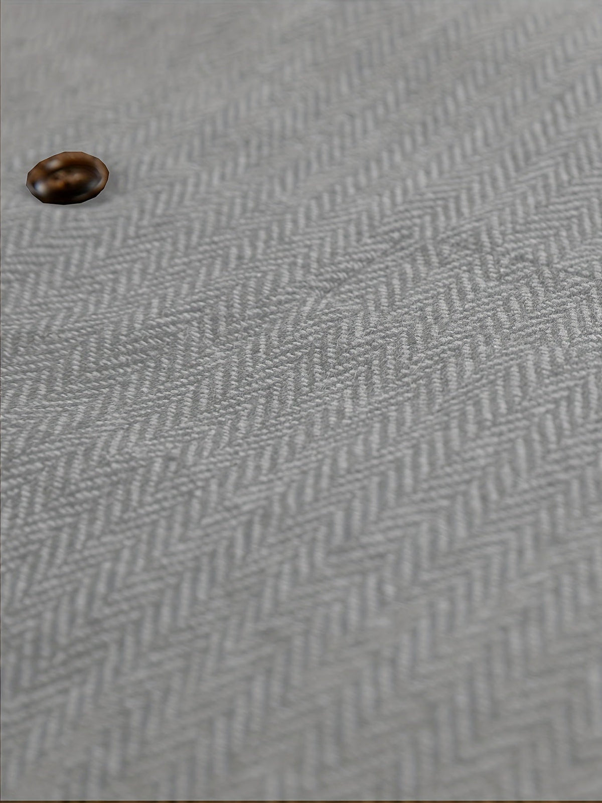 Men's Herringbone Button-Front Suit Vest - Mattia Cremasco