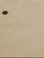 Men's Herringbone Button-Front Suit Vest - Mattia Cremasco