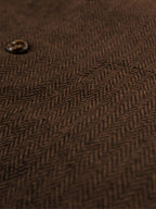 Men's Herringbone Button-Front Suit Vest - Mattia Cremasco
