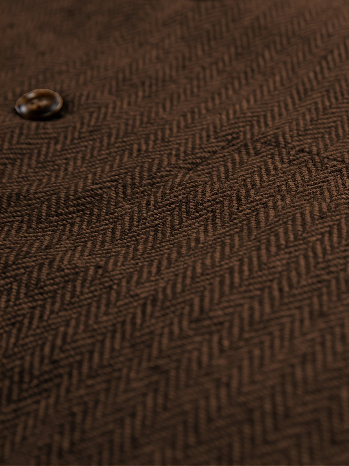 Men's Herringbone Button-Front Suit Vest - Mattia Cremasco