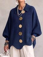 Women's Heavyweight Oversized Ribbed Cardigan