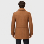 Sovereign – Tailored Dual-Collar Wool Overcoat (Camel) - MattiaCremasco
