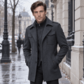 Vanguard – Tailored Dual-Collar Wool Overcoat (Charcoal Grey) - MattiaCremasco