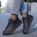 Women's High-Top Lace-Up Sneakers with Ankle Strap - Mattia Cremasco