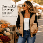 Women's Hooded Quilted Jacket with Knit Sleeves - Mattia Cremasco