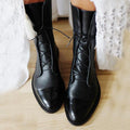 Women's Lace-Up Pointed Toe Ankle Boots - Mattia Cremasco