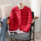 Women's Lightweight Quilted Jacket with Snap Front - Mattia Cremasco