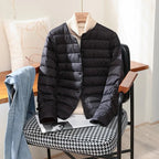 Women's Lightweight Quilted Jacket with Snap Front - Mattia Cremasco