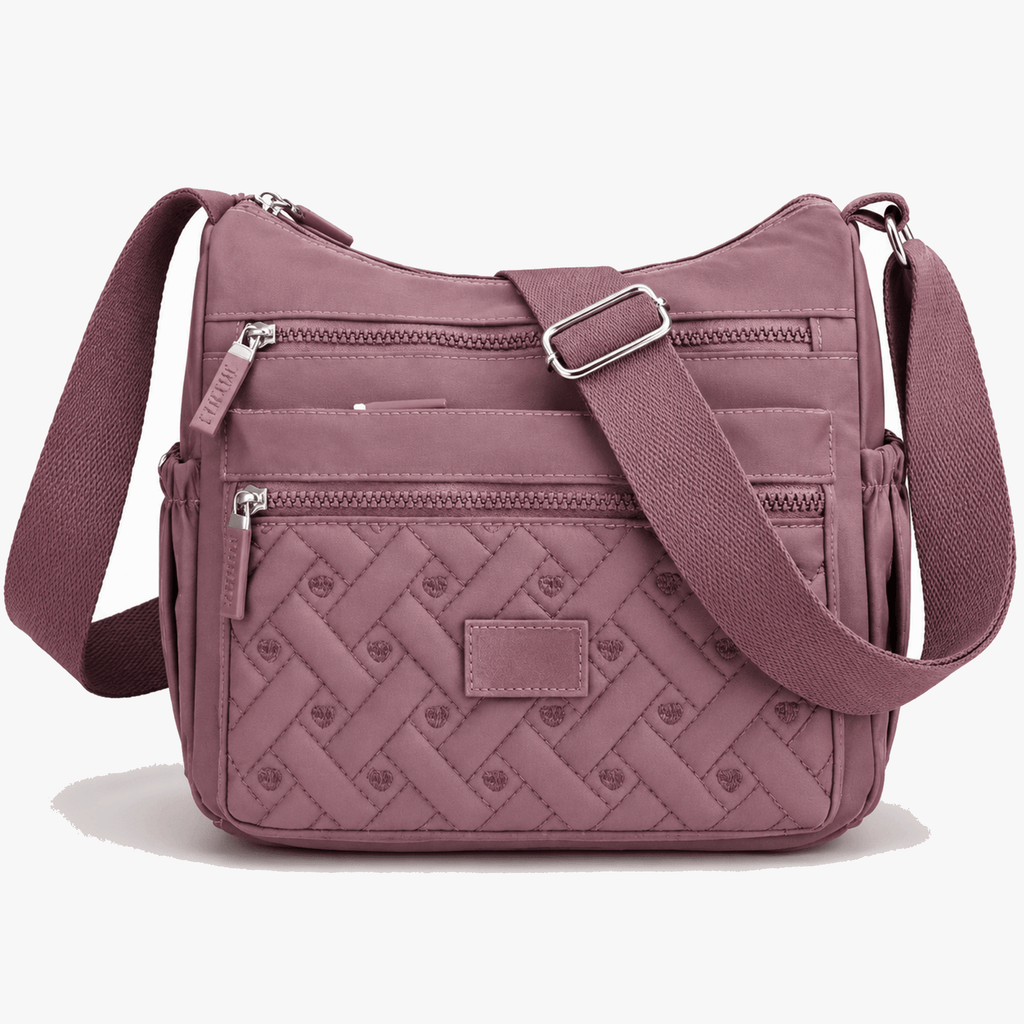 Women's Lightweight Quilted Nylon Crossbody Bag - Mattia Cremasco