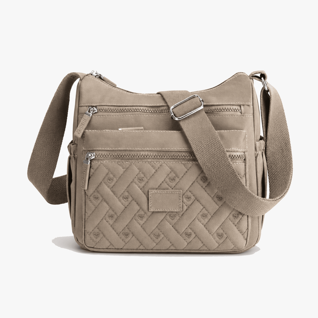 Women's Lightweight Quilted Nylon Crossbody Bag - Mattia Cremasco
