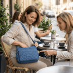 Women's Lightweight Quilted Nylon Crossbody Bag - Mattia Cremasco