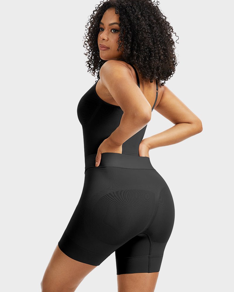 Women's Seamless Mid-Thigh Shaping Bodysuit - Mattia Cremasco