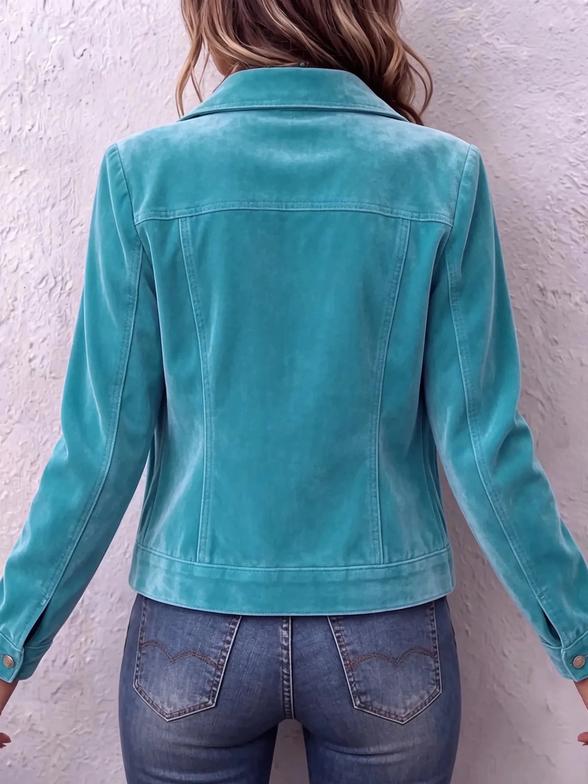 Women's Vintage Wash Button-Front Shirt Jacket - Mattia Cremasco